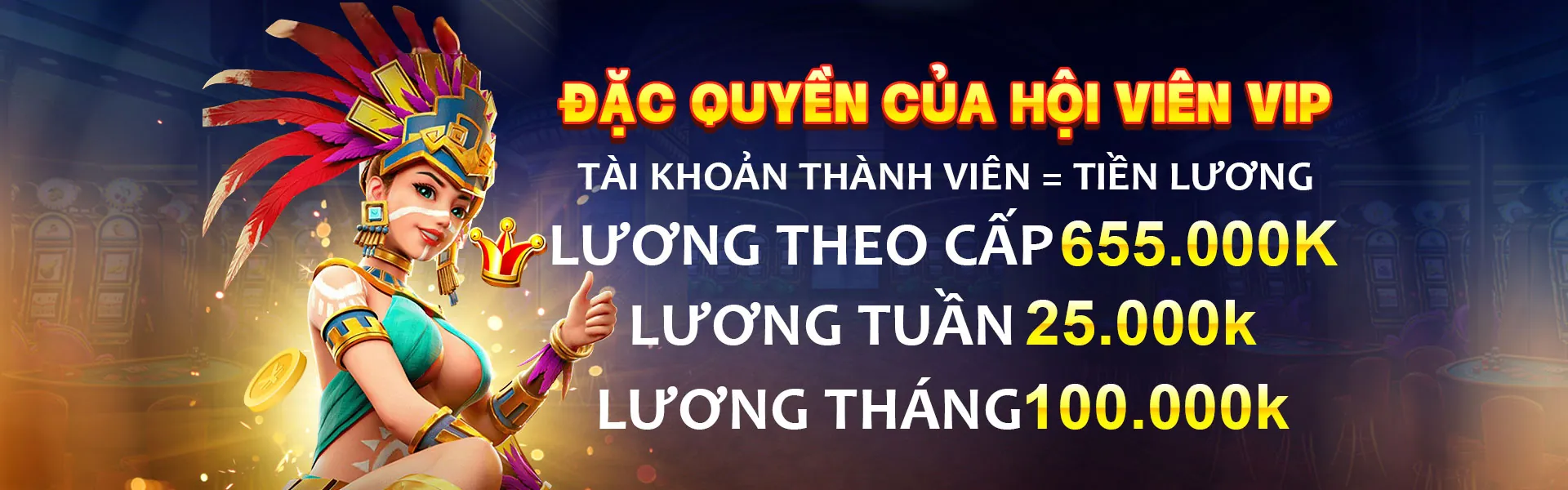 Câu lạc bộ VIP của tha bet 77